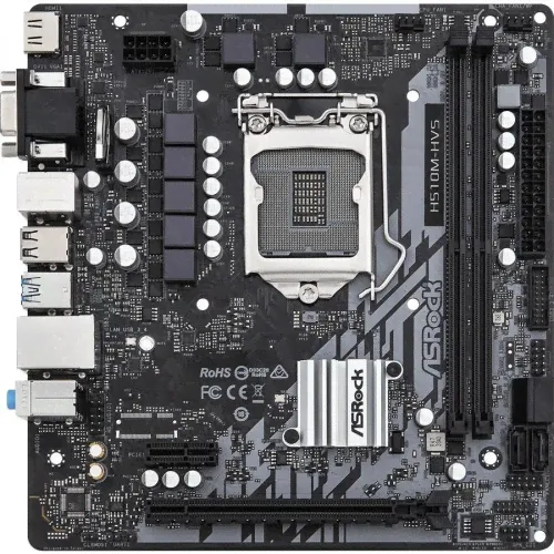 Материнская плата Asrock H510M-HVS R2.0 {LGA 1200, Intel H510, mATX}