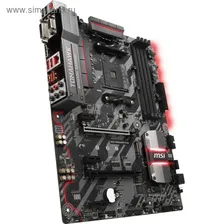 Материнская плата MSI B350 TOMAHAWK PLUS, Soc-AM4, AMD B350, 4xDDR4, ATX, Ret