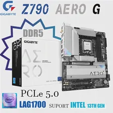 Материнская плата LGA1700 DDR5 7600 (OC) МГц Гигабайт Z790 AERO G WIFI Материнская плата Z790 128G с поддержкой Intel 12th 13th Gen PCLe5.0 ATX RGB