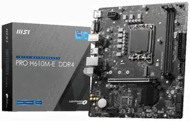 Материнская плата H610 S1700 MATX PRO H610M-E DDR4 MSI