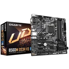 Материнская плата Gigabyte B560M DS3H V3, Socket 1200, 4xDDR4-3200