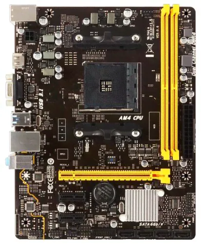 Материнская плата BIOSTAR A320MH (AM4, mATX)