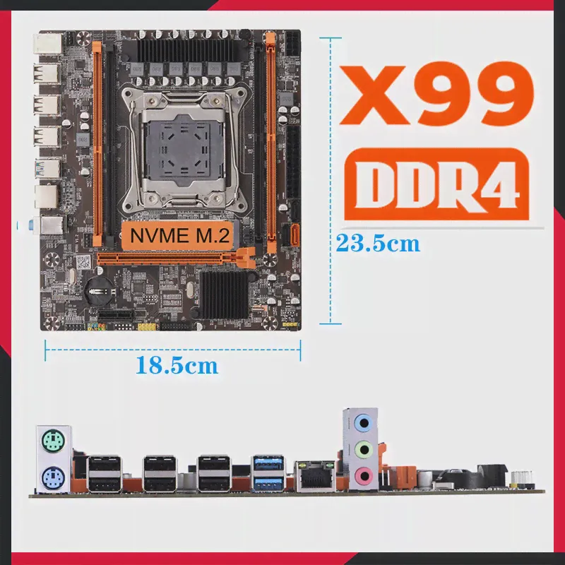 x99 компьютерная материнская плата xeon e5 2680 v4 cpu ddr4 комплект памяти x99 материнская плата для игрового ПК xeon combo set аксессуары для ПК (art.: 3920c1ed97e03)-2