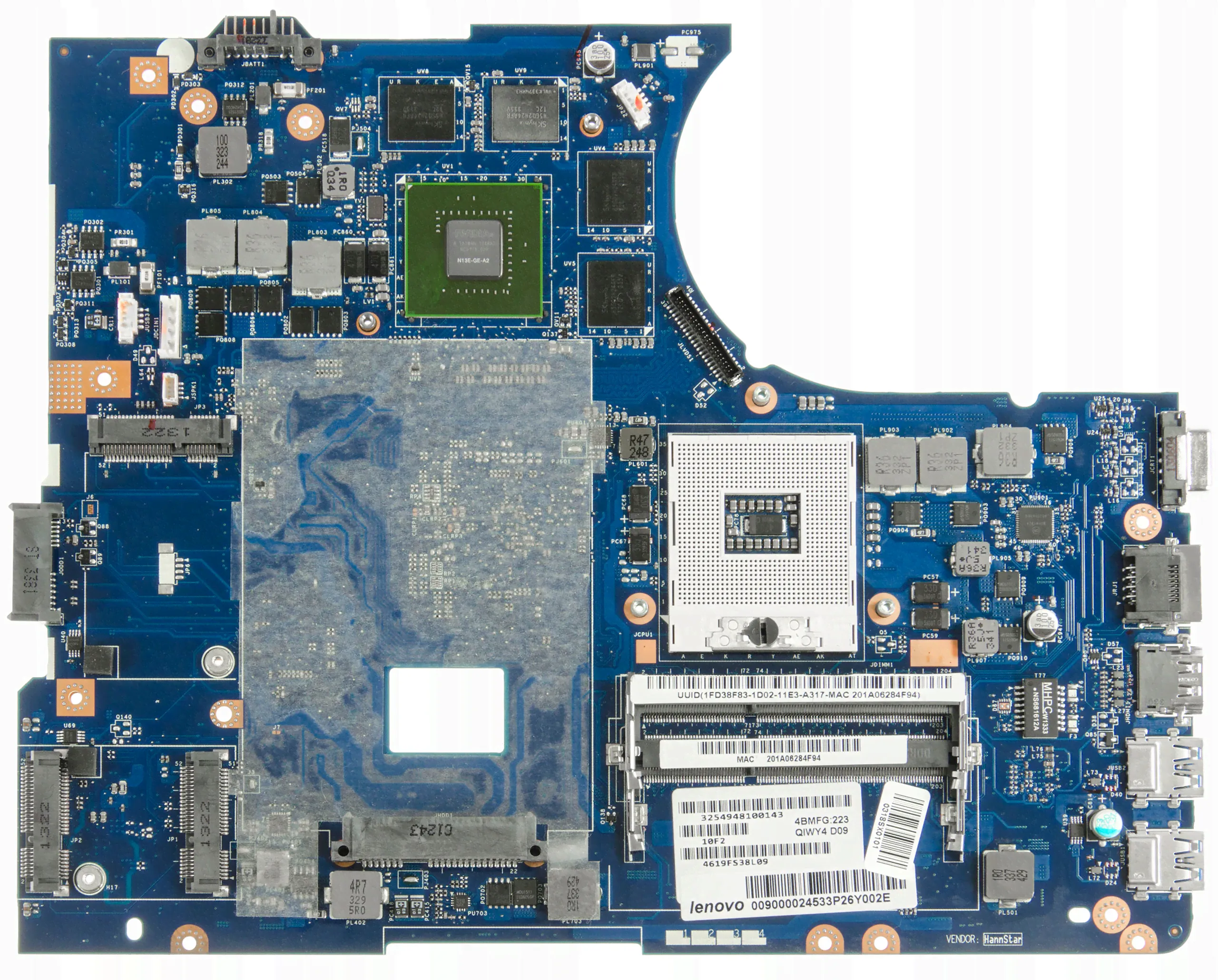 Материнская ПЛАТА LENOVO Y580 i7 LA-8002P GTX660M 13228-0