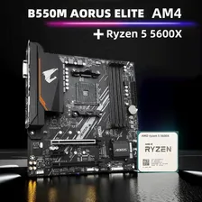 Gigabyte Материнская плата B550M AORUS ELITE+Ryzen 5 5600X