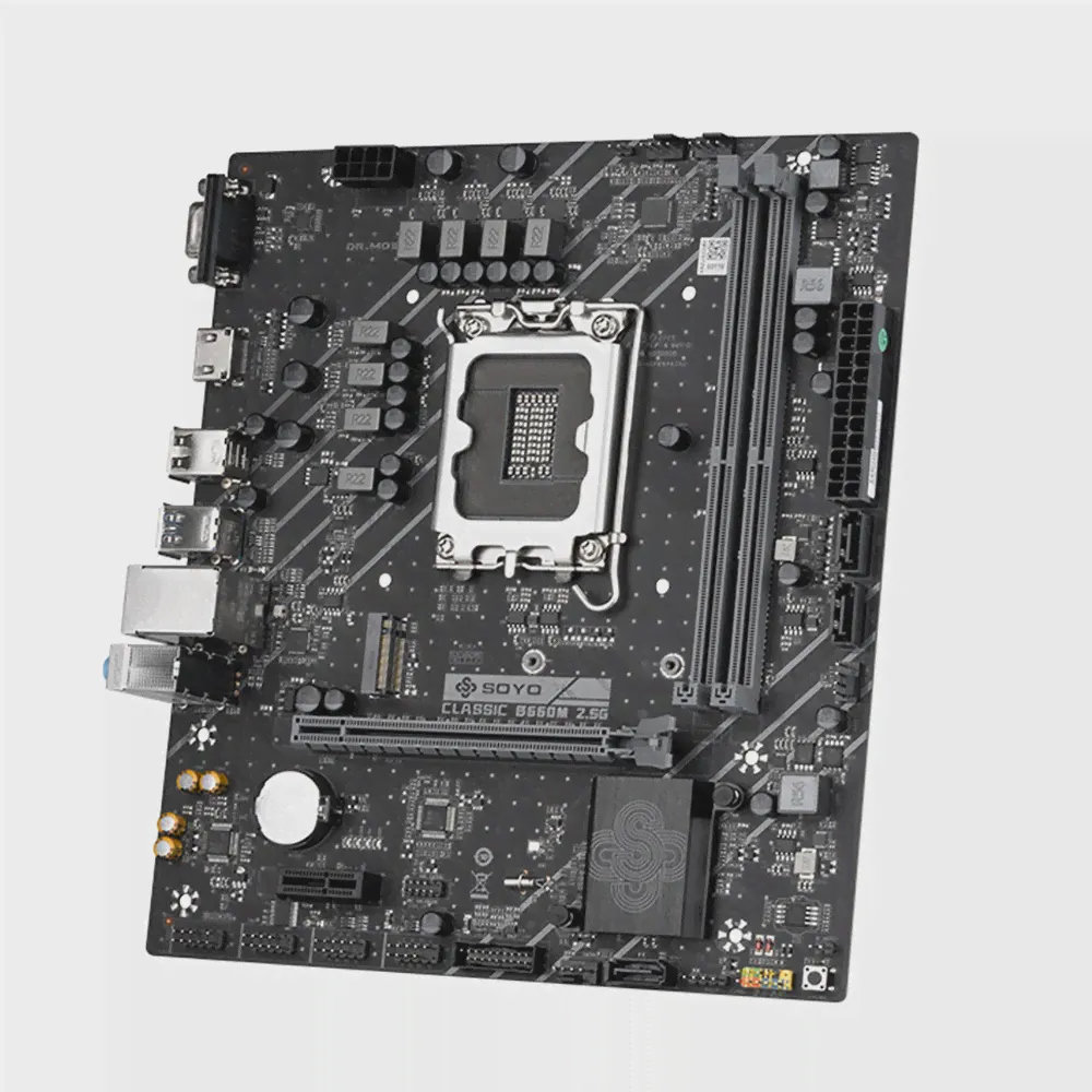 Материнская плата SOYO Classic B660M 2,5G с процессором Intel 12 поколения I3 12100, двухканальная материнская плата DDR4 LGA1700, материнская плата (art.: 3920be2a036b7)-4