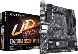 Материнская плата AM4 Gigabyte B450M DS3H WIFI