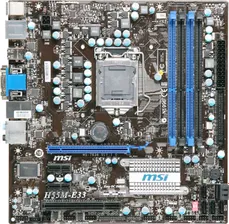 Материнская плата MSI H55M-E33 H55 Socket-1156 4xDDR3 GbLAN mATX
