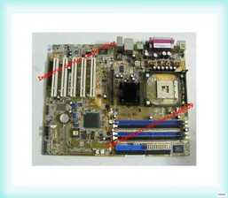 Материнская плата P4P800 SE 865PE DDR 478 M LAN P4P800SE 90% Новинка Кронштейны
