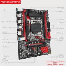Материнская плата X99 RS9 X99 LGA 2011-3 с поддержкой процессора Xeon E5 2620 V3, процессор E5 2640 V3, поддержка оперативной памяти DDR4 (art.: 3920bec1c600e)