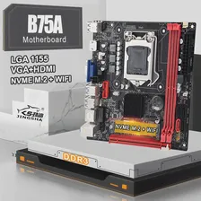 Материнская плата B75 LGA 1155 B75A Настольные материнские платы Поддерживают оперативную память DDR3 С интерфейсом NVME M.2 + WIFI M.2 USB3.0 SATA3.0 Базовая пластина
