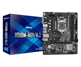 1377355 Материнская плата H510 S1200 MATX H510M-HDV/M.2 ASROCK