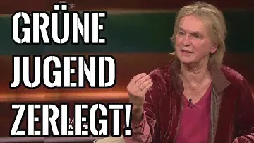 Elke Heidenreich zerlegt Sarah-Lee Heinrich (Grüne Jugend) u. Jürgen Trittin bei Markus Lanz im ZDF