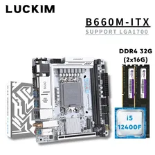 HUANANZHI Материнская плата B660M-ITX+i5-12400F+2xDDR4 16G 2133
