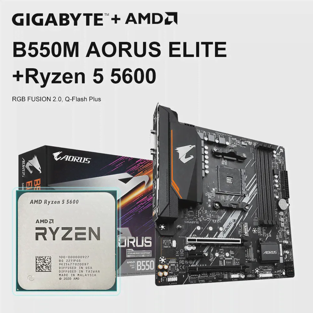 Материнская плата Материнская плата B550M + AMD Ryzen 7 5700X