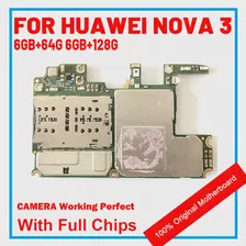Хорошая Рабочая Материнская плата Для HUAWEI NOVA 3,100% Разблокированная Логическая плата 64 ГБ 128 ГБ Для материнской Платы Huawei NOVA 3 С Полными Чипами