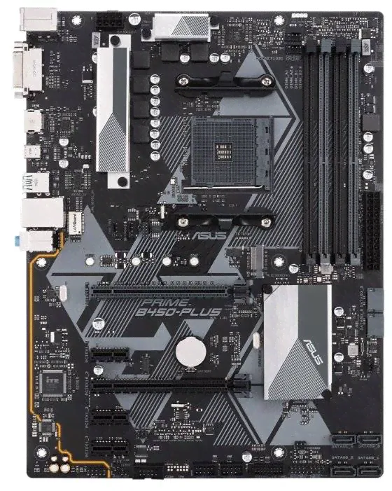 Материнская плата AM4 ASUS PRIME B450-PLUS ATX-0