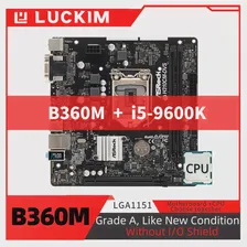 Восстановленная материнская плата B360M LGA1151 i5-9600K в комплекте с процессором