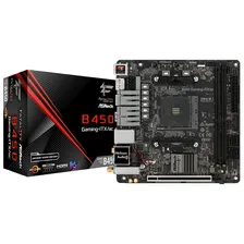 Материнская плата ASRock B450 GAMING-ITX/AC mITX AM4, B450 GAMING-ITX/AC