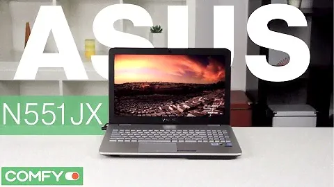 Asus N551JX - мощный ноутбук с игровой видеокартой GeForce GTX 950M - Видеодемонстрация от Comfy.ua