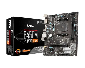 Материнская плата MSI AMD B450 B450M-A PRO MAX-4