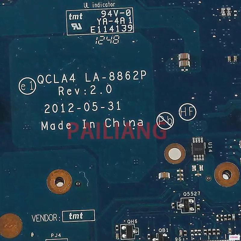Материнская плата для ноутбука PAILIANG Samsung NP350V5C NP350V5X материнская ПК HM70 QCLA4
