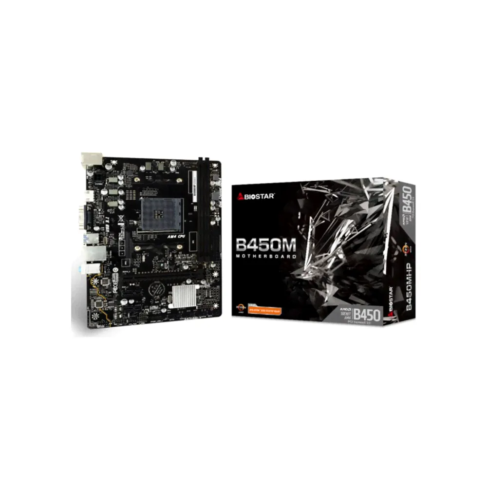 Материнская плата AM4 Biostar B450MHP
