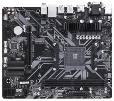 Материнская плата AM4 Gigabyte B450M S2H microATX-4