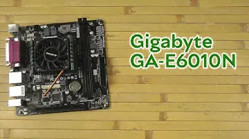 Розпаковка Gigabyte GA-E6010N