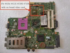 🛍 Материнская плата для HP ProBook 4410s 4411S 4510S 4710S 574508-001 DDR2 с видеокартой