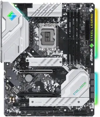 Материнская плата ASRock Z690 STEEL LEGEND Socket 1700 Z690 4xDDR4 3xPCI-E 16x 2xPCI-E 1x 8xSATA III ATX Retail-0